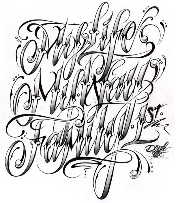 Different Lettering Styles For Drawing At Getdrawings Com Free For
