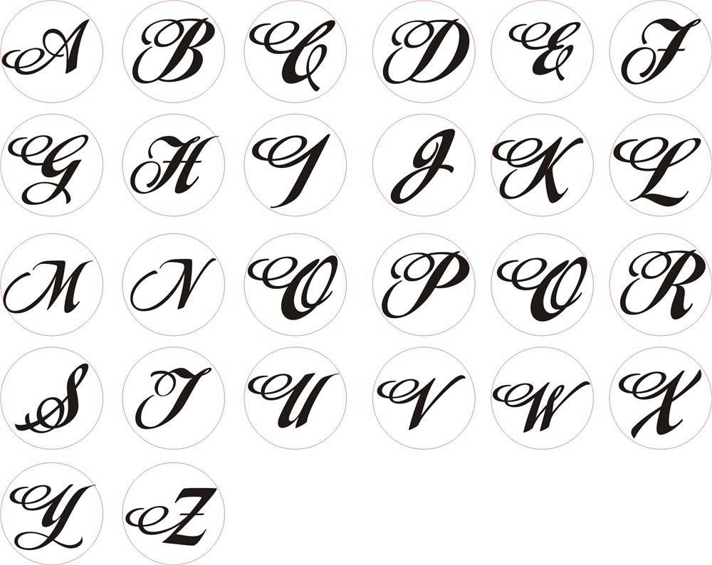 Different Styles Of Lettering Alphabet