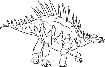 Dinosaur Outline Drawing at GetDrawings | Free download