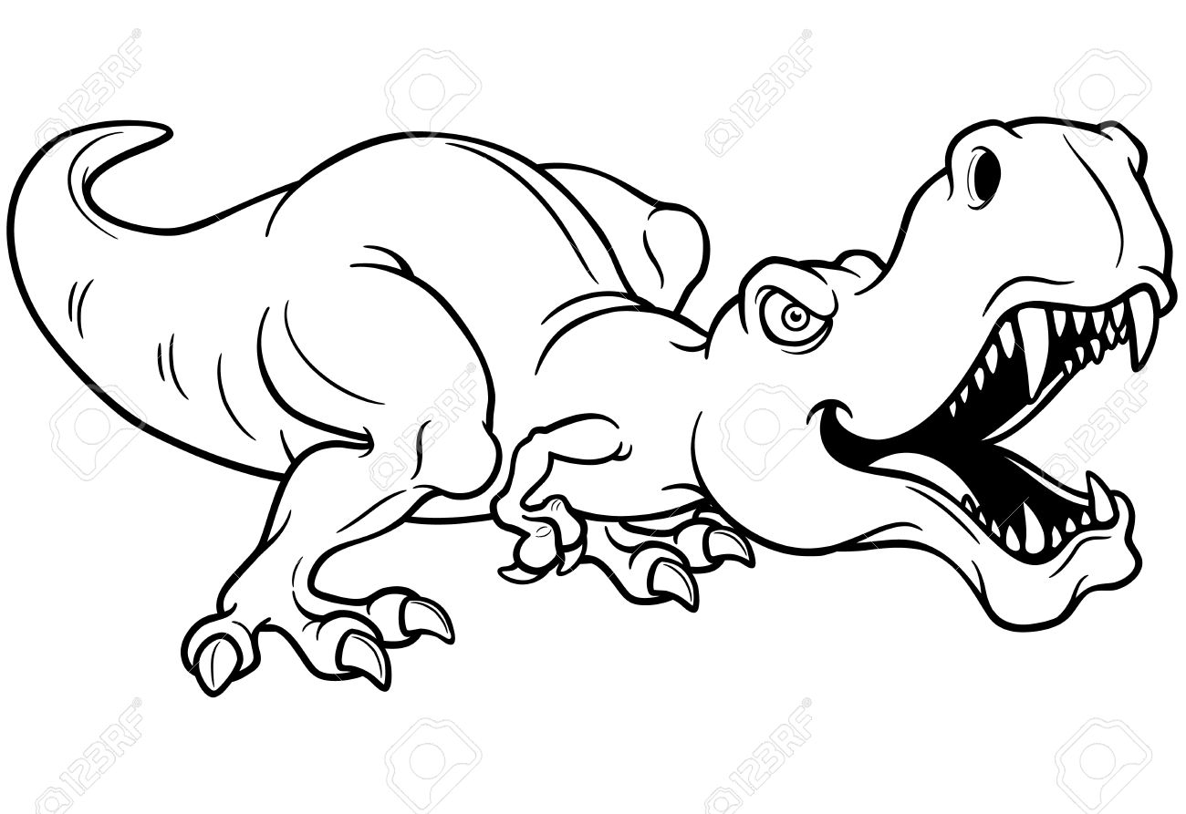 Dinosaur Drawing Cartoon At Getdrawings Free Download