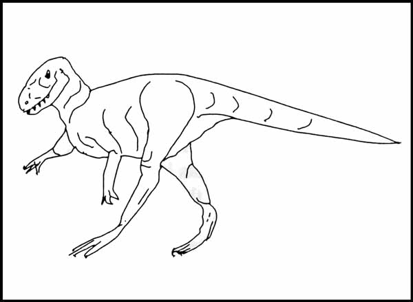 dinosaur footprint coloring page