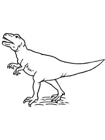 Dinosaur Line Drawing at GetDrawings | Free download