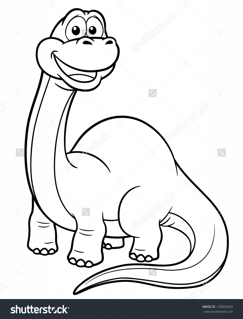 Dinosaur Line Drawing at GetDrawings Free download