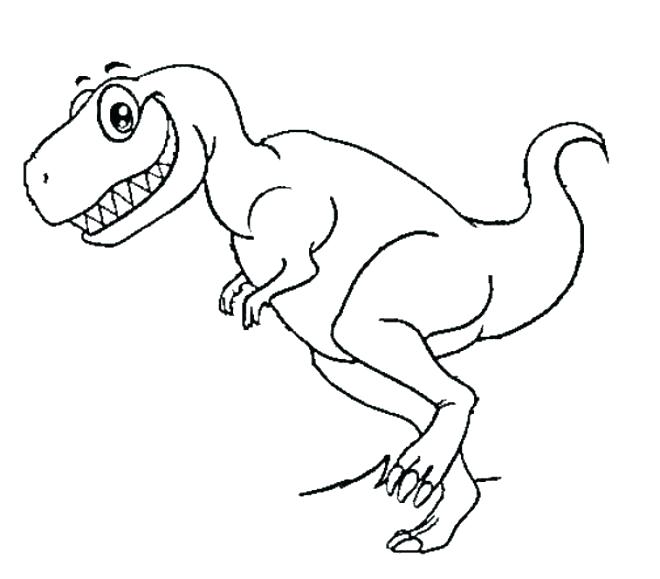 Dinosaur Outline Drawing at GetDrawings | Free download
