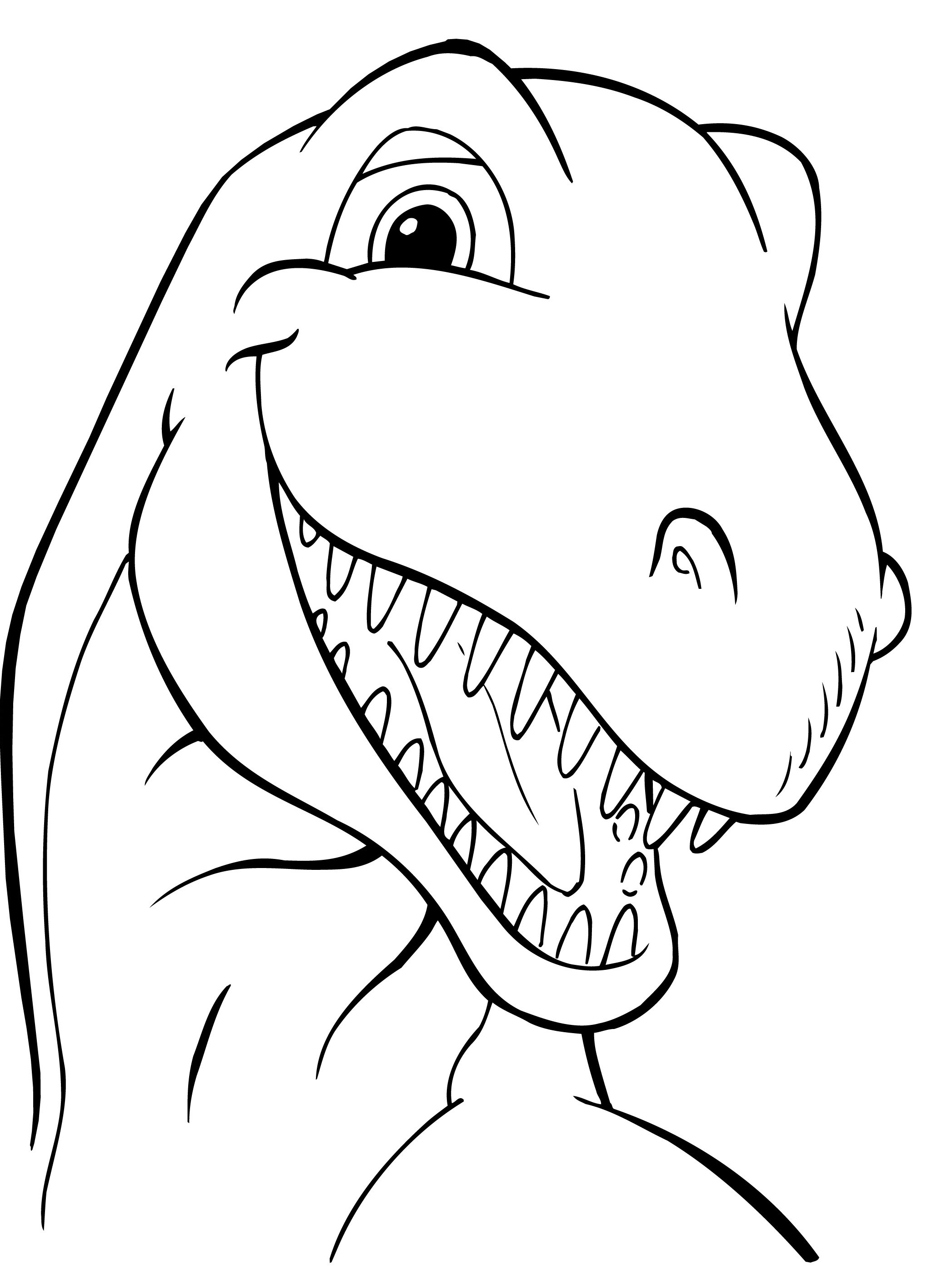 Dinosaur Outline Drawing at GetDrawings Free download