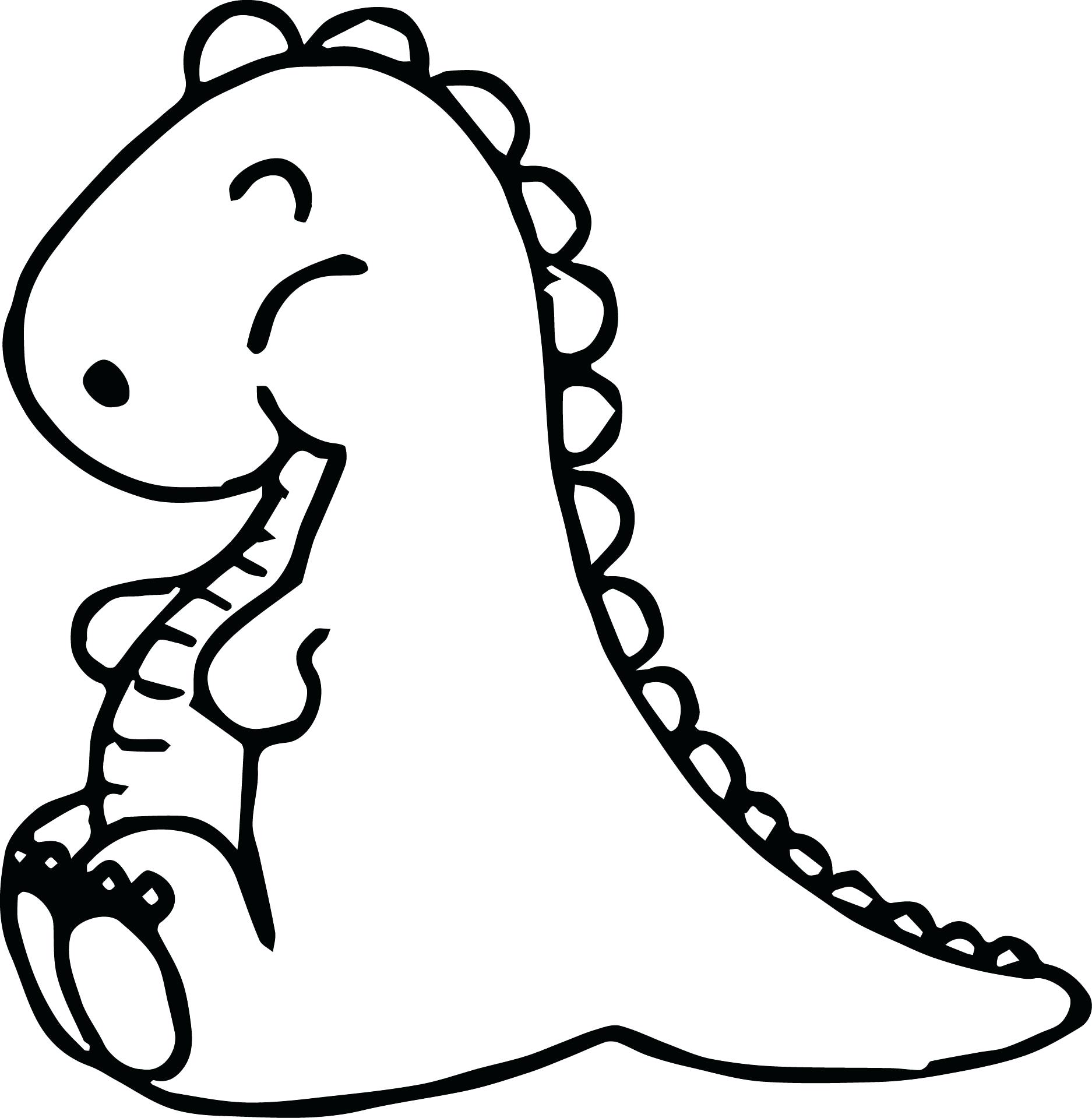 Dinosaur Skeleton Drawing at GetDrawings | Free download