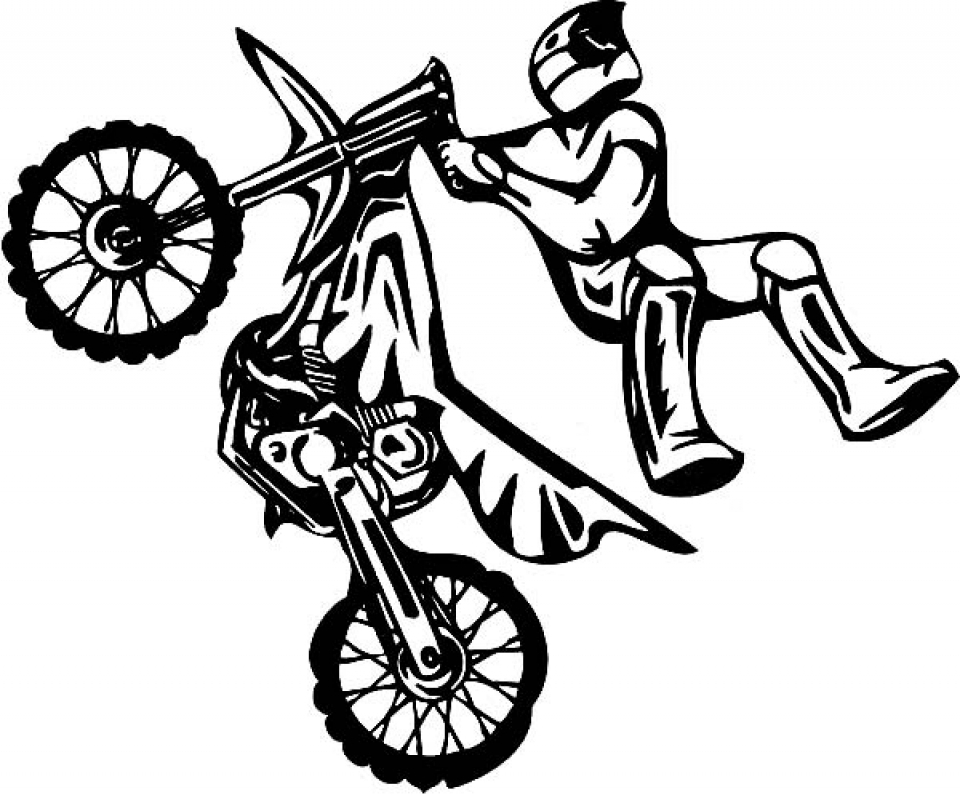 Dirt Bikes Drawing at GetDrawings | Free download