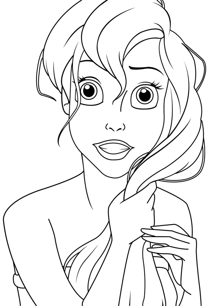 Disney Characters Line Drawing at GetDrawings Free download