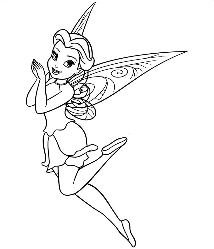 Fairies Black And White Drawing at GetDrawings | Free download