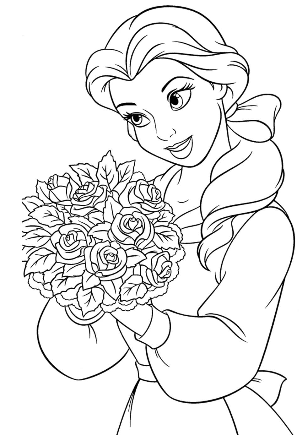 Disney Princess Belle Drawing at GetDrawings | Free download