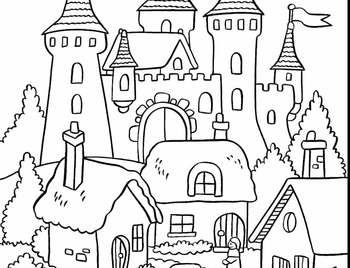 Disney Princess Castle Drawing at GetDrawings | Free download
