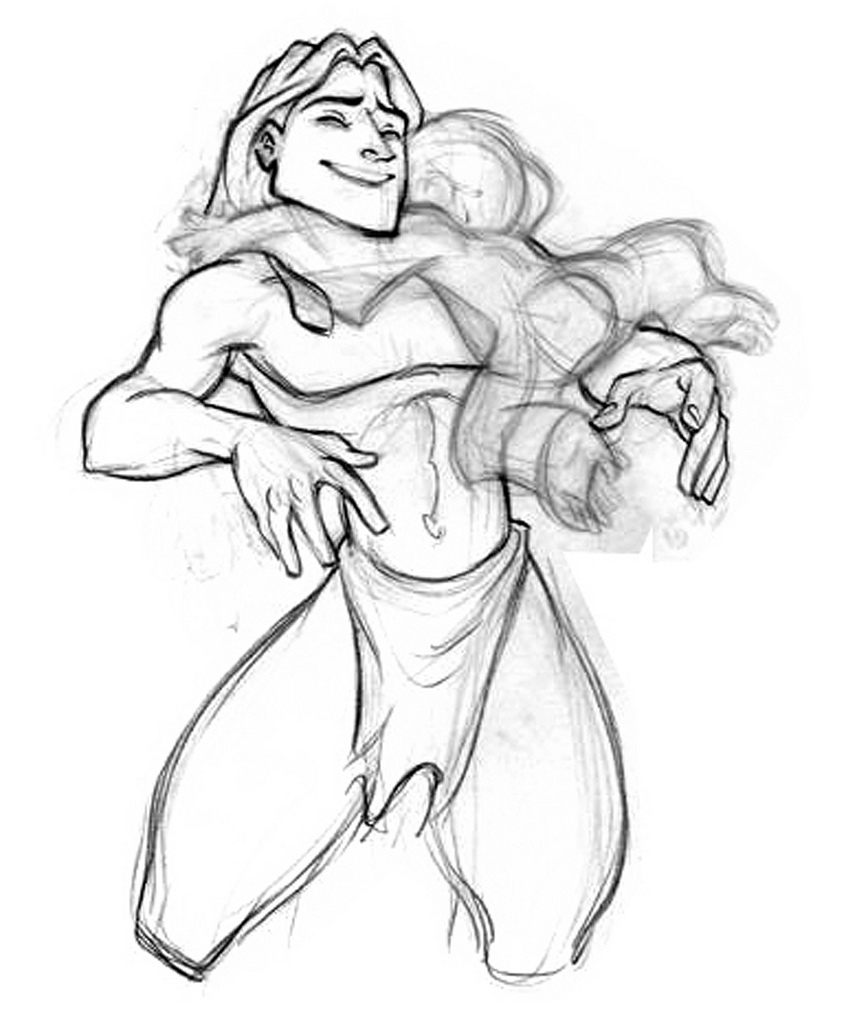 Disney Tarzan Drawing at GetDrawings | Free download