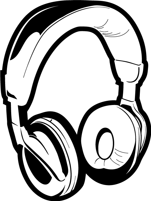 Dj Headphones Drawing at GetDrawings | Free download