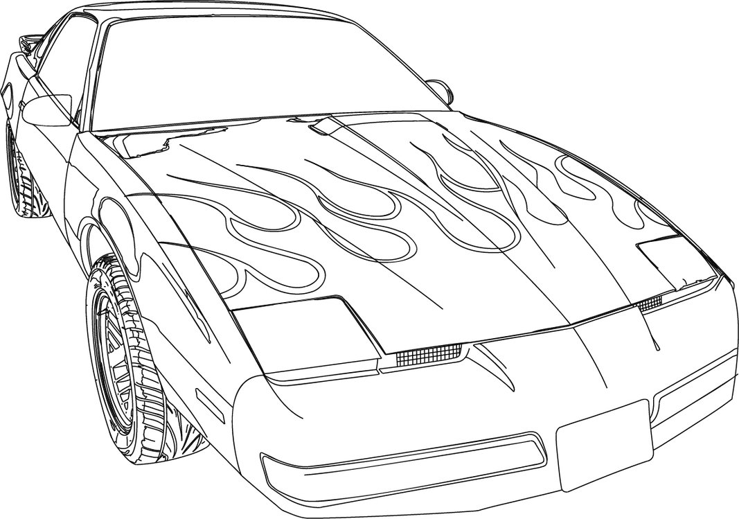Dodge Challenger Demon Coloring Page Coloring Pages