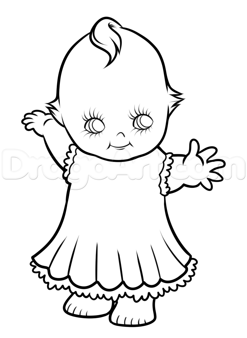 Doll Drawing at GetDrawings | Free download