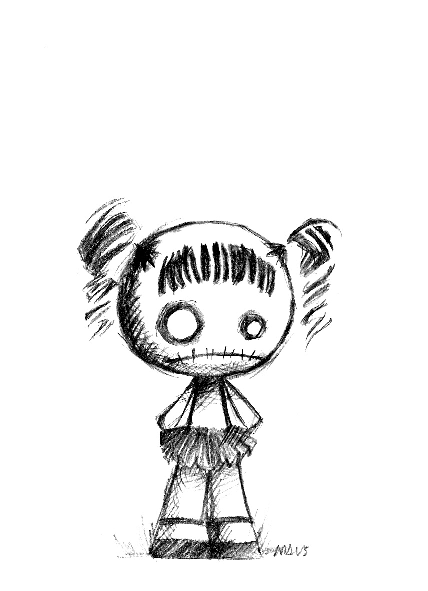 Doll Sketch Drawing at GetDrawings Free download