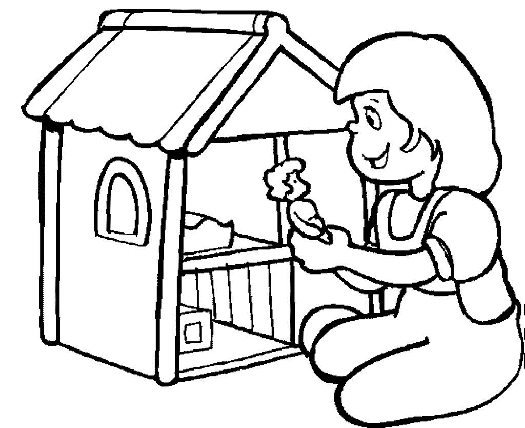 Dollhouse Drawing at GetDrawings | Free download