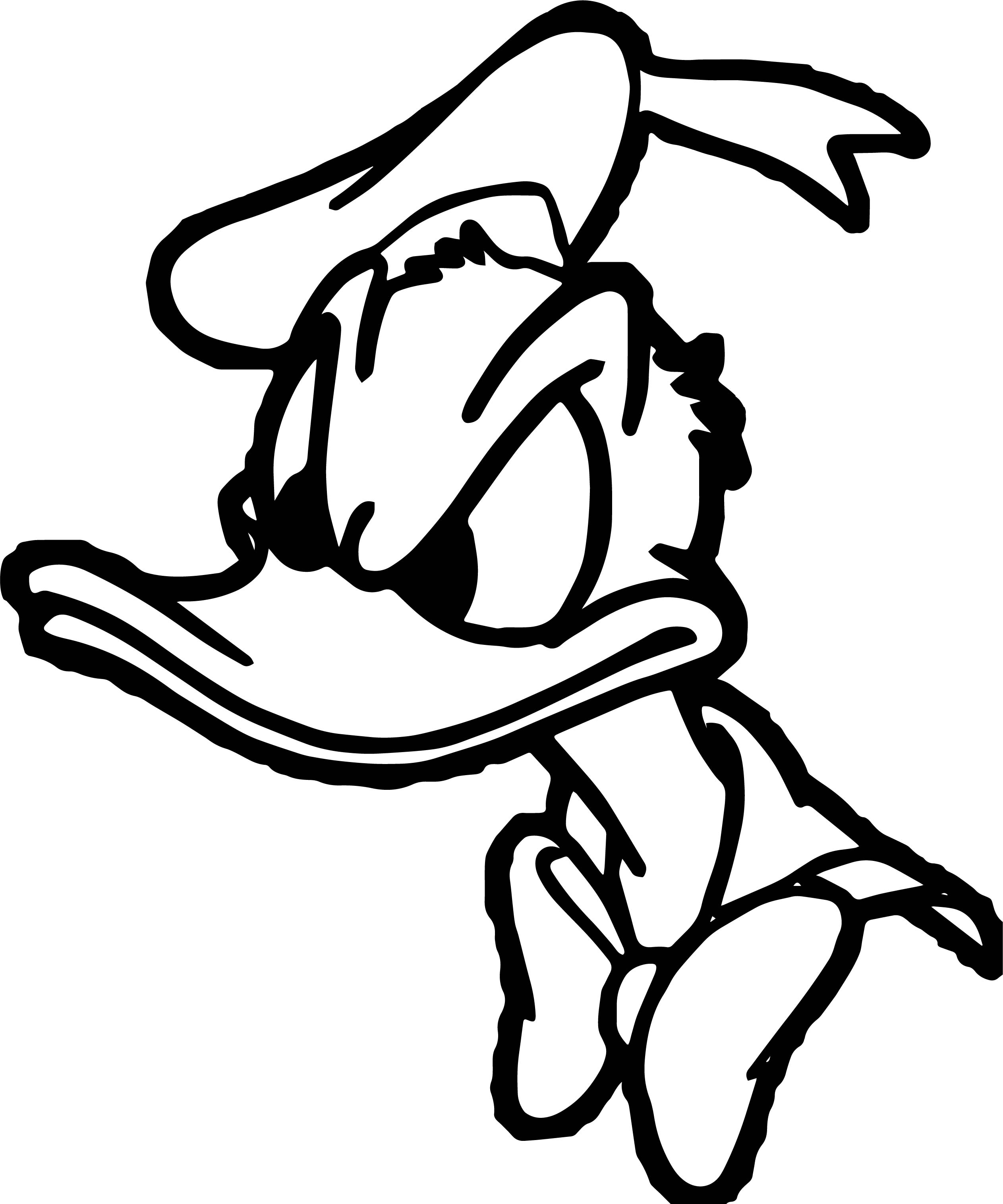 Easy Donald Duck Sketch Drawings for Beginner