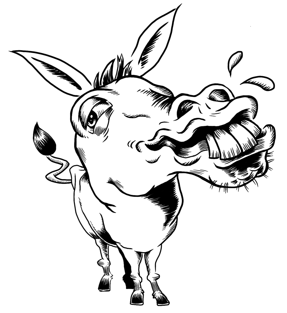 Donkey Cartoon Drawing at GetDrawings Free download