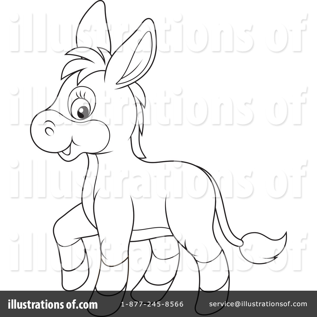 Donkey Line Drawing at GetDrawings Free download