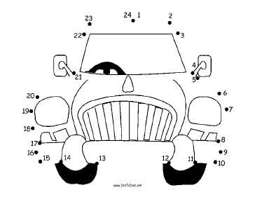 Dot to Dot Cars at GetDrawings | Free download