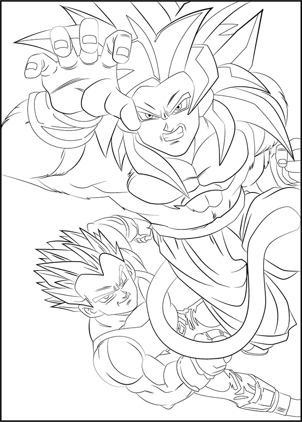 Dragon Ball Gt Drawing At Getdrawings 