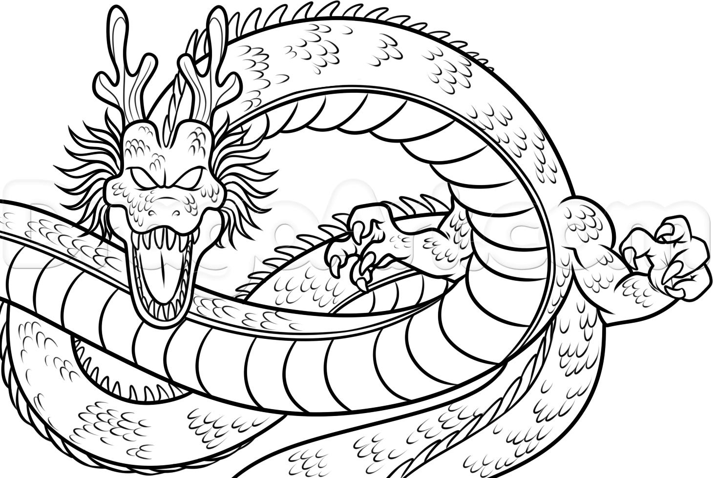 The best free Shenron drawing images. Download from 21 free drawings of