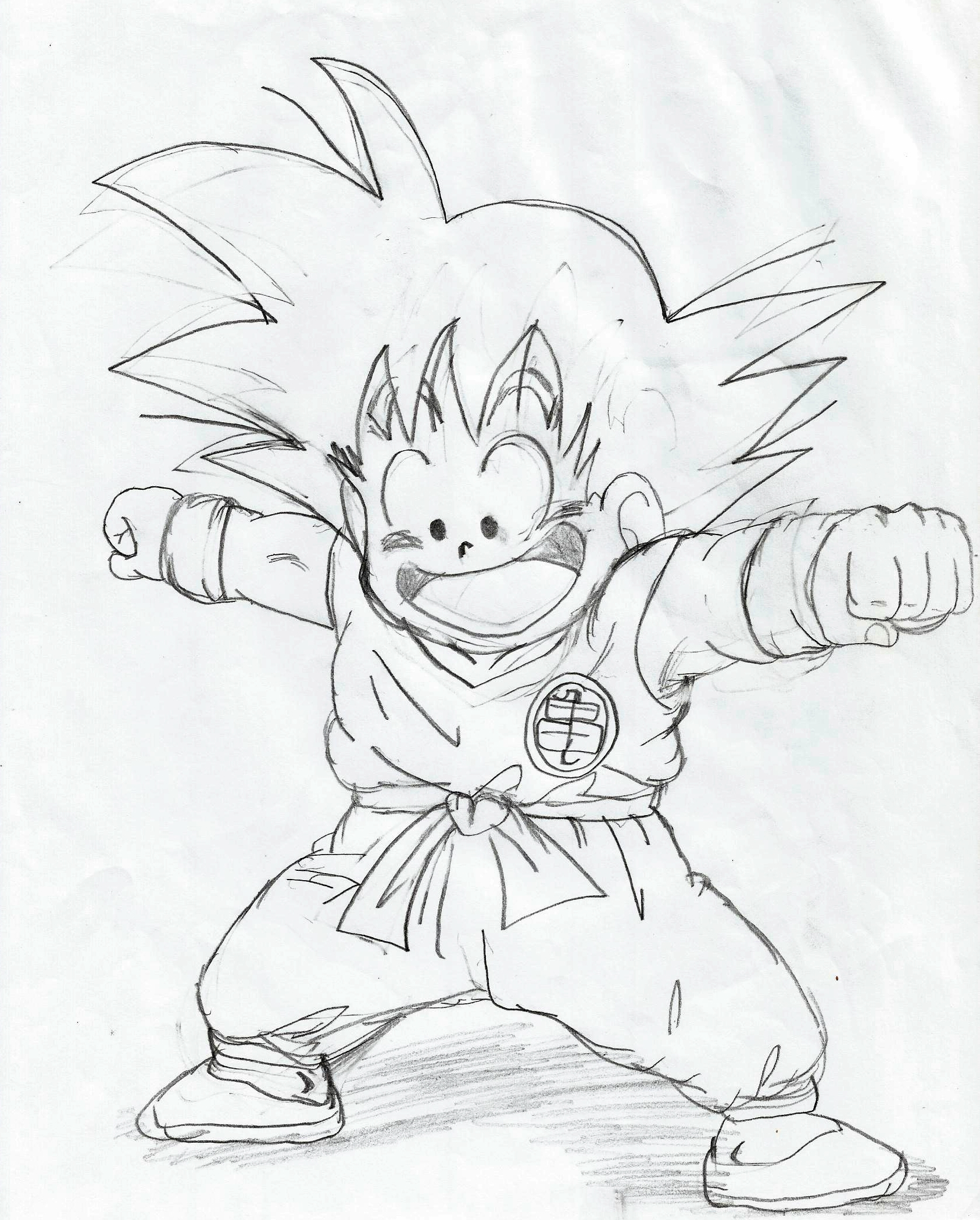 Dragon Ball Z Kai Drawing at GetDrawings | Free download