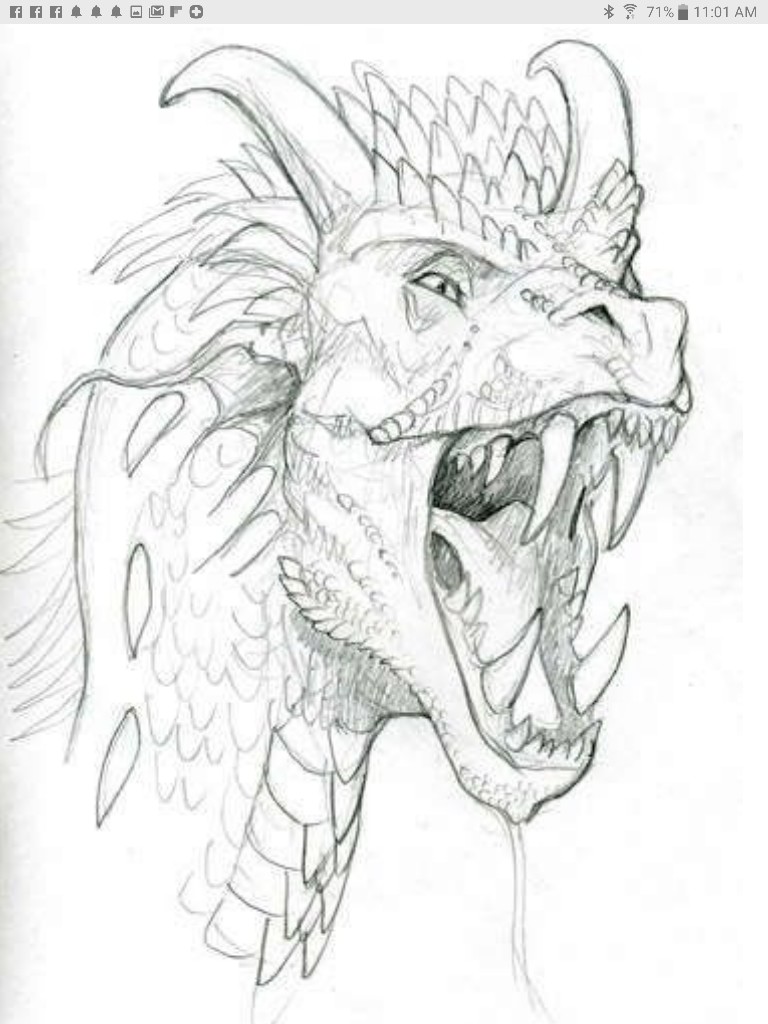 Dragon Head Drawing Step By Step at GetDrawings | Free download