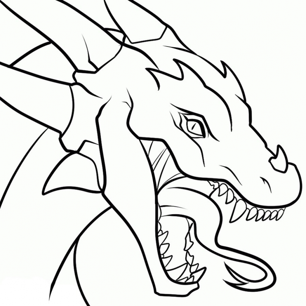 Dragon Line Drawing at GetDrawings | Free download