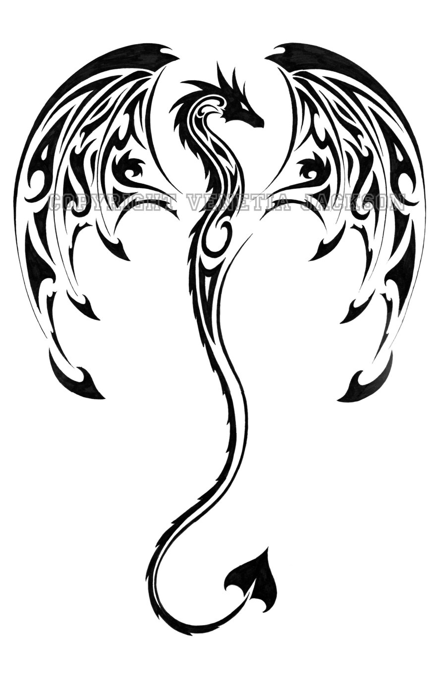 Dragon Tattoo Drawing at GetDrawings Free download