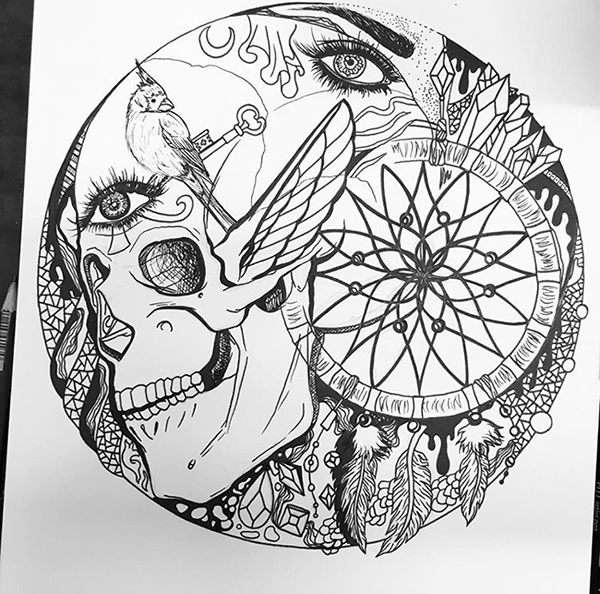 Dreamcatcher Drawing At Getdrawings Free Download