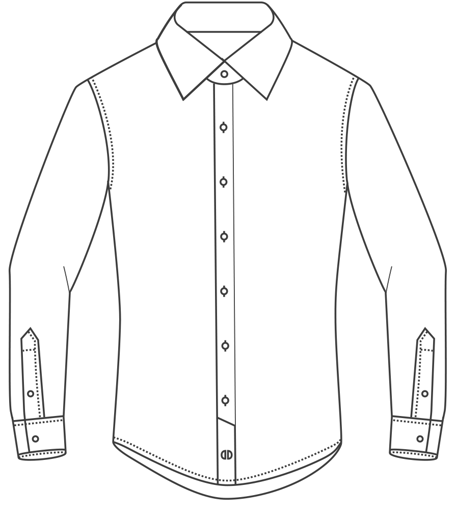 Dress Shirt Drawing at GetDrawings Free download