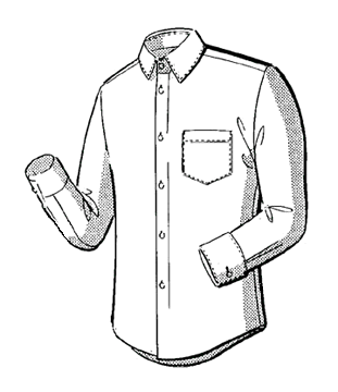 Dress Shirt Drawing at GetDrawings | Free download