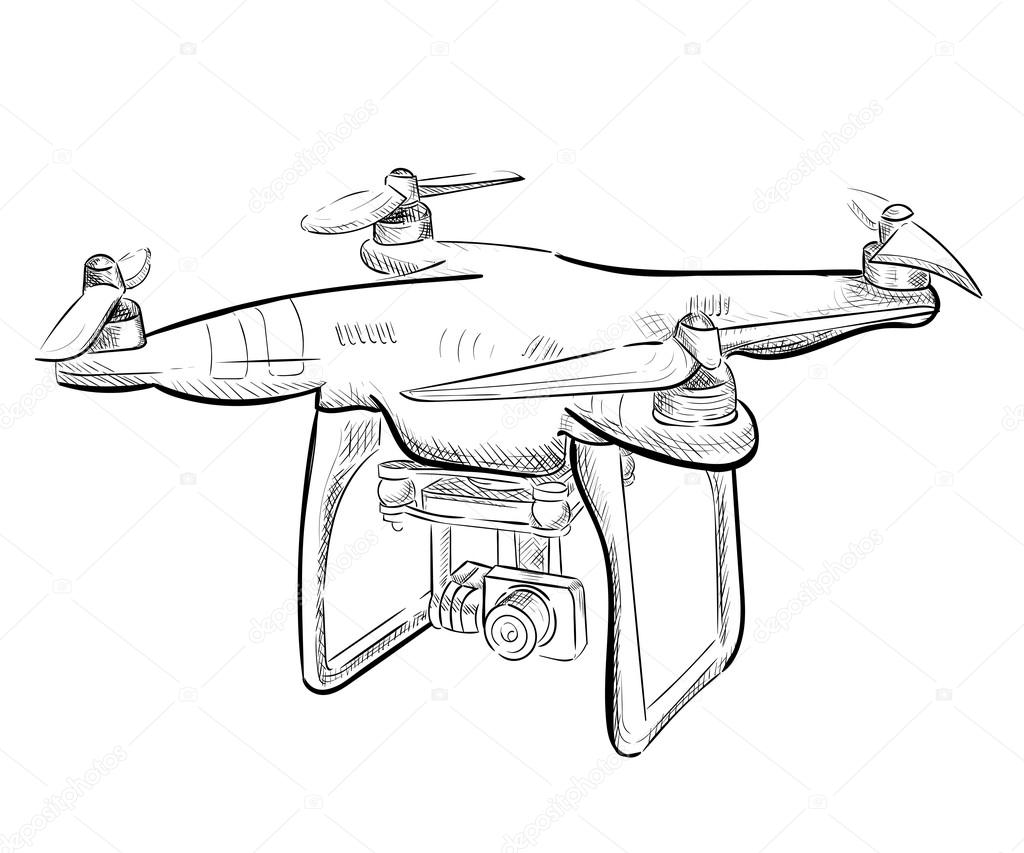 Drone Drawing at GetDrawings Free download