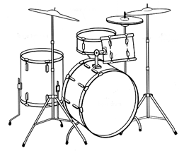 Drum Set Drawing at GetDrawings | Free download