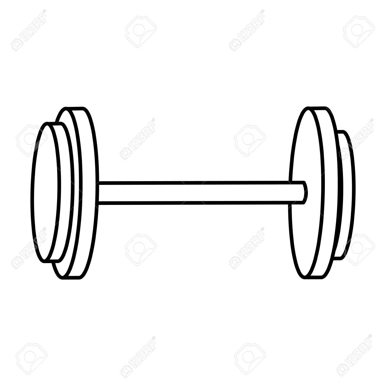 Dumbbell Drawing at GetDrawings | Free download