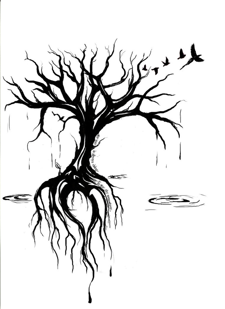 Dying Tree Drawing at GetDrawings Free download