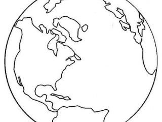 Earth Line Drawing at GetDrawings | Free download