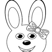 Easter Bunny Face Drawing At GetDrawings | Free Download