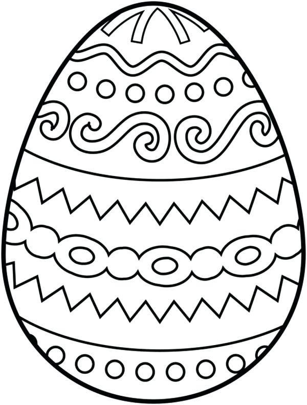 Easter Egg Drawing Template At GetDrawings Free Download