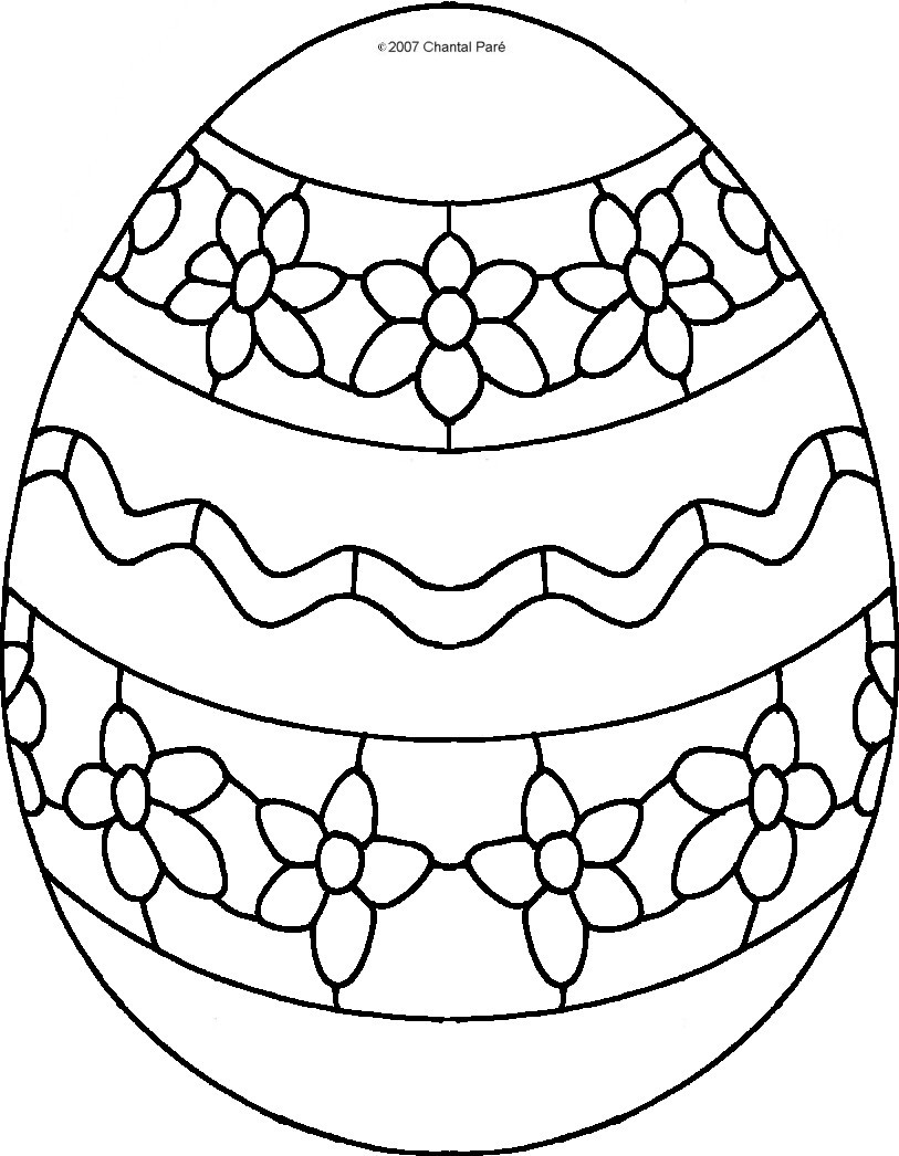 Easter Egg Drawing Template At GetDrawings Free Download