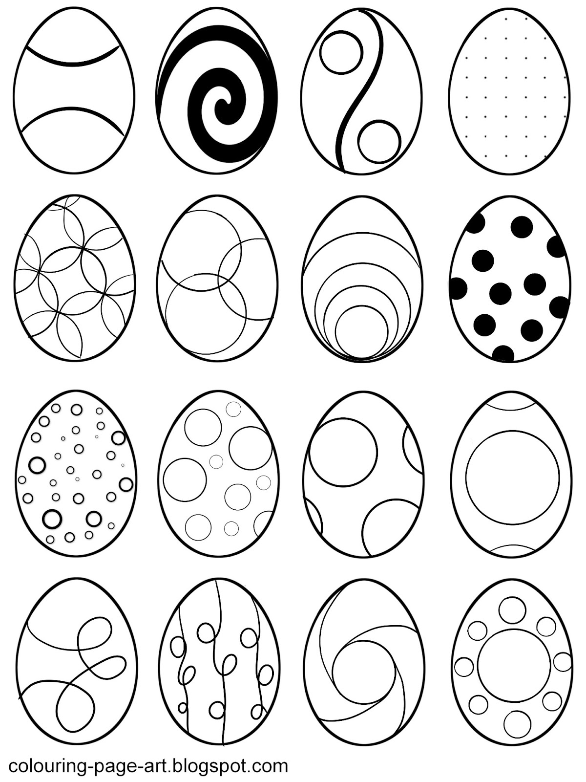 Egg Stencil Printable