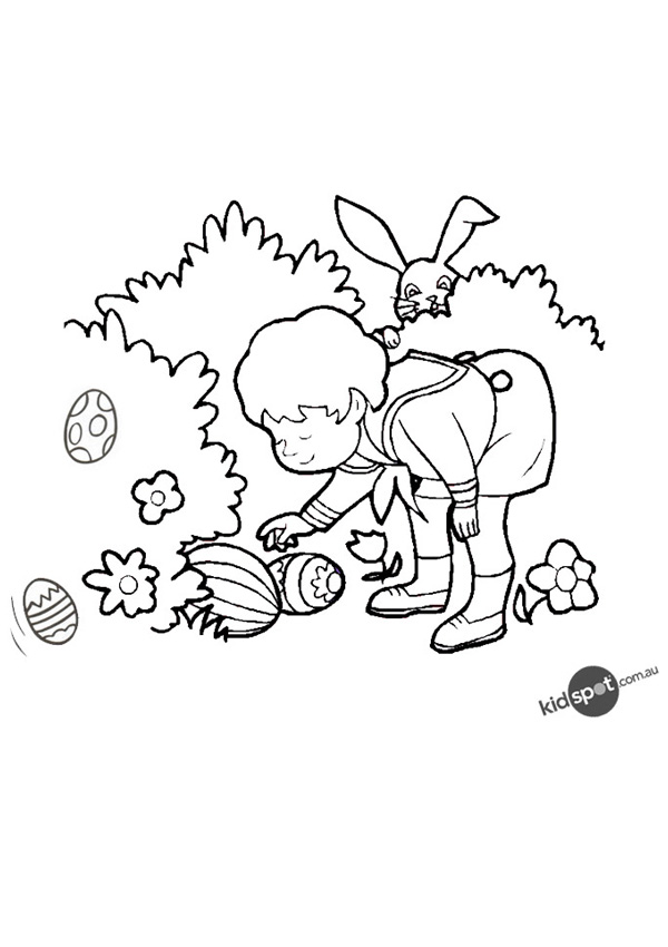 Easter Egg Hunt Drawing at GetDrawings | Free download