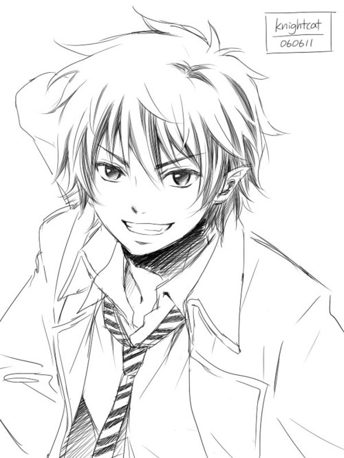 Easy Anime Boy Drawing at GetDrawings Free download