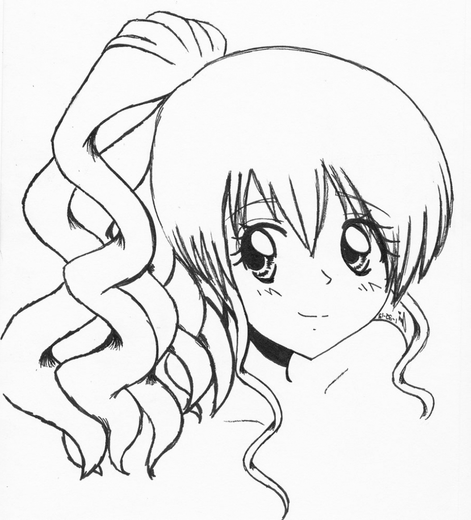 Easy Anime Drawing at GetDrawings Free download
