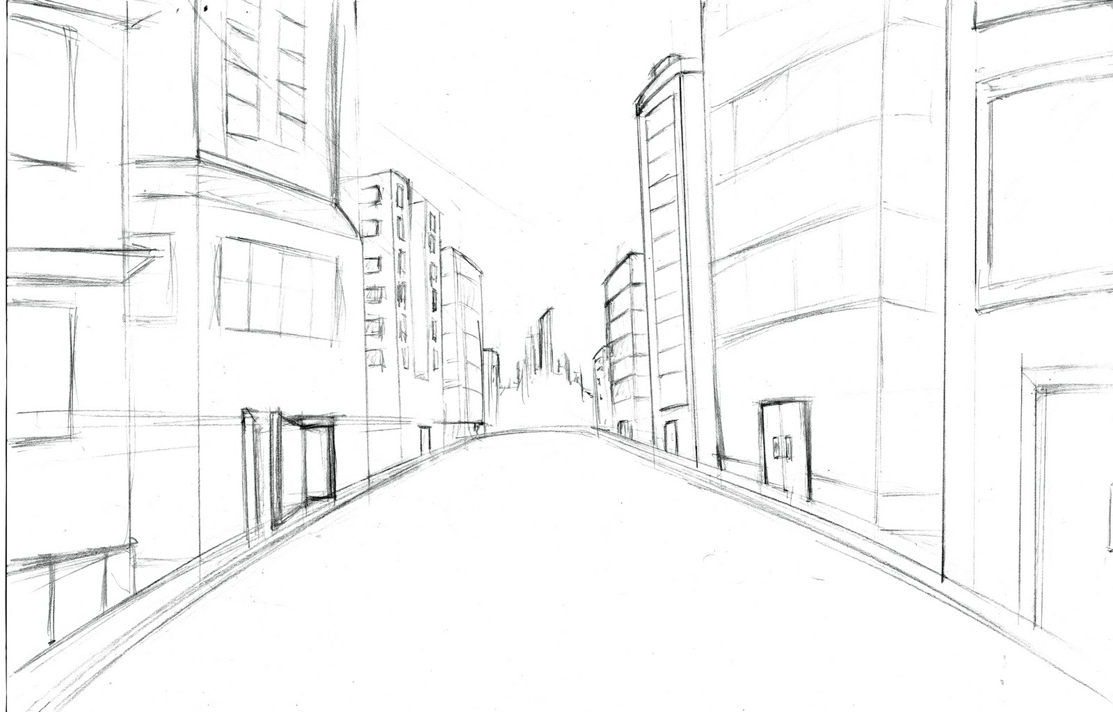 Easy City Drawing at GetDrawings Free download