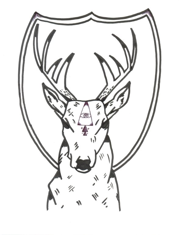 24+ Simple Deer Drawing Pics - Secret