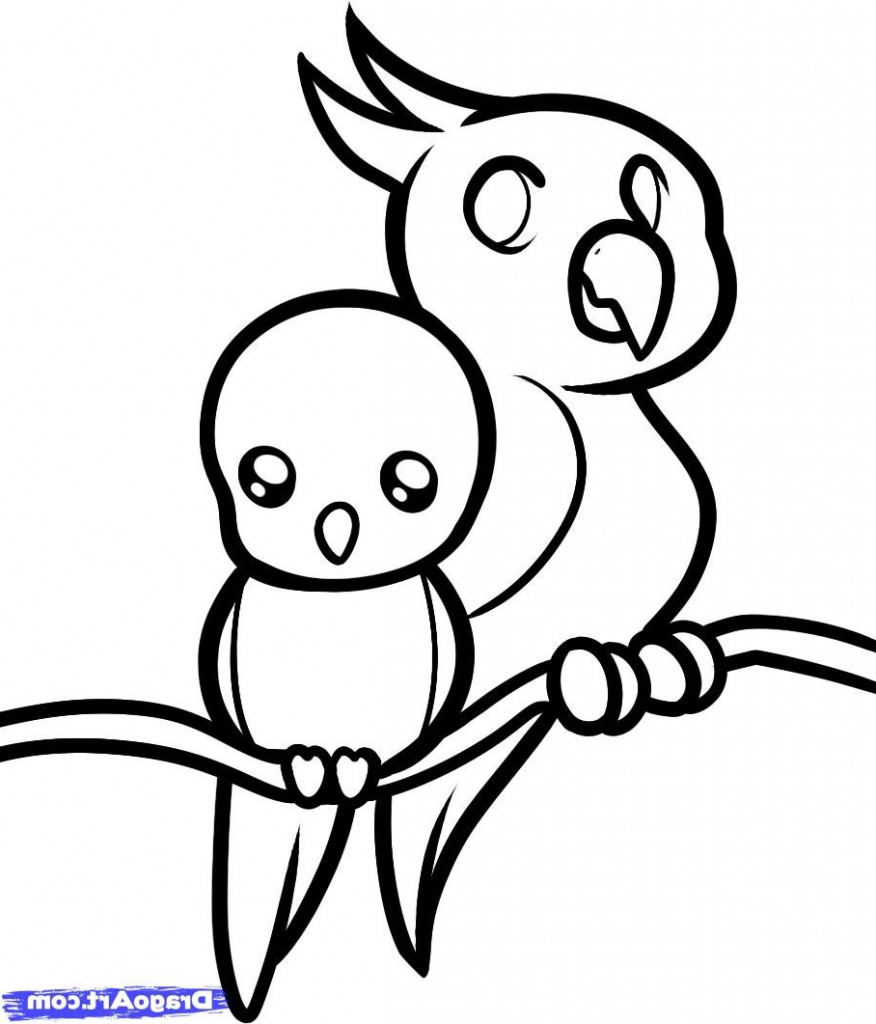 Domestic Animals Drawing For Kids / Coloring page for children with