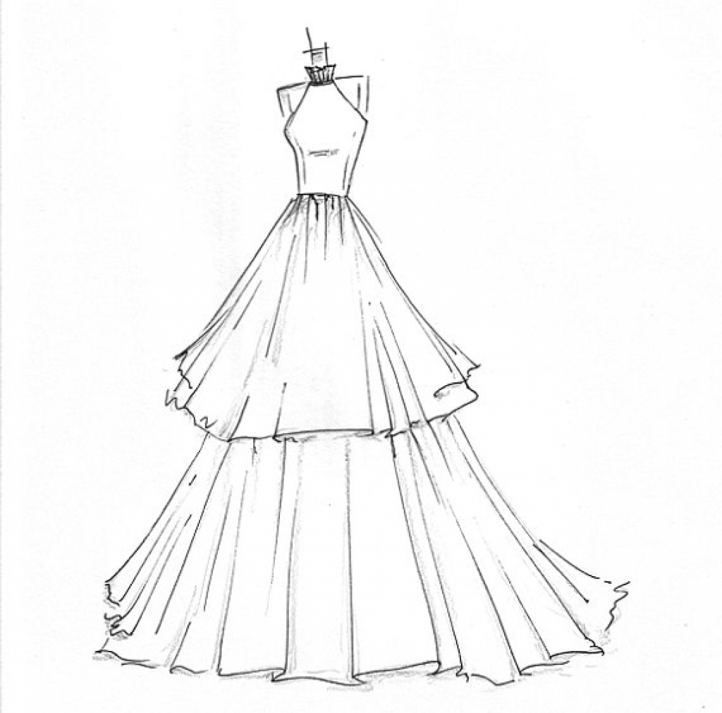 draw dress design sketches online